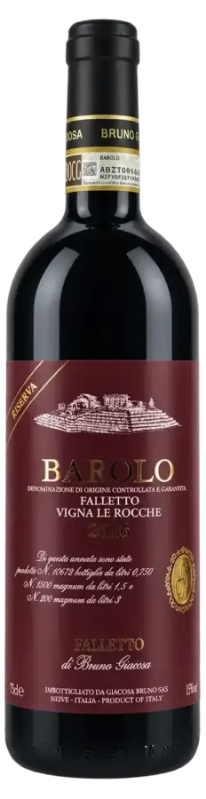 Barolo Falletto Vigna Le Rocche Riserva 2016