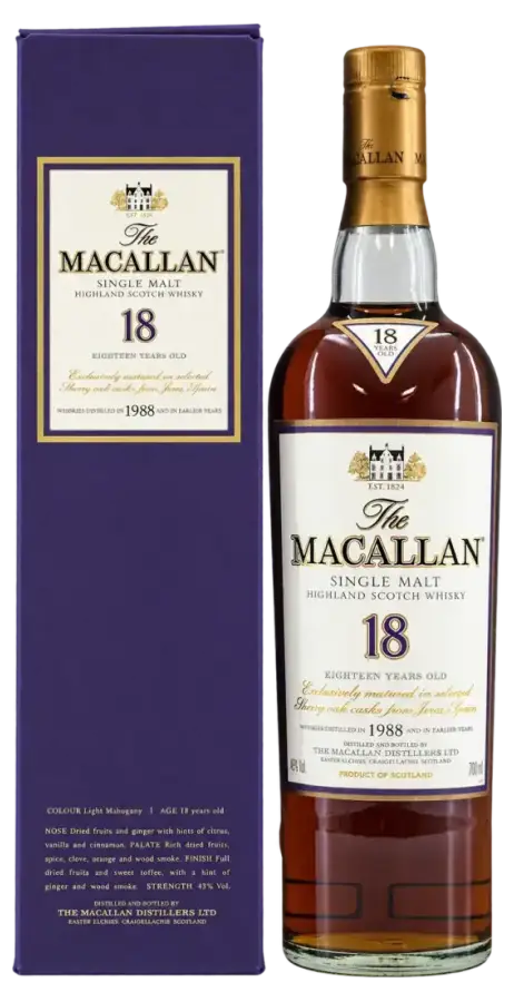 The Macallan Sherry Oak 18 лет — 1988