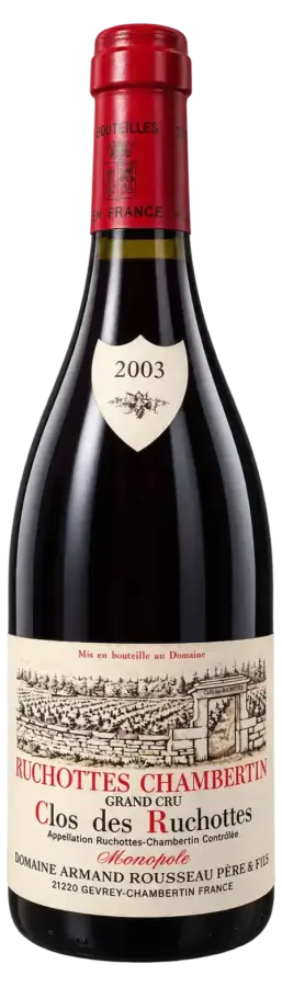 Ruchottes-Chambertin Clos des Ruchottes Grand Cru 2003