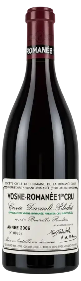 Domaine de la Romanée-Conti Vosne-Romanée Premier Cru Cuvée Duvault-Blochet 2006