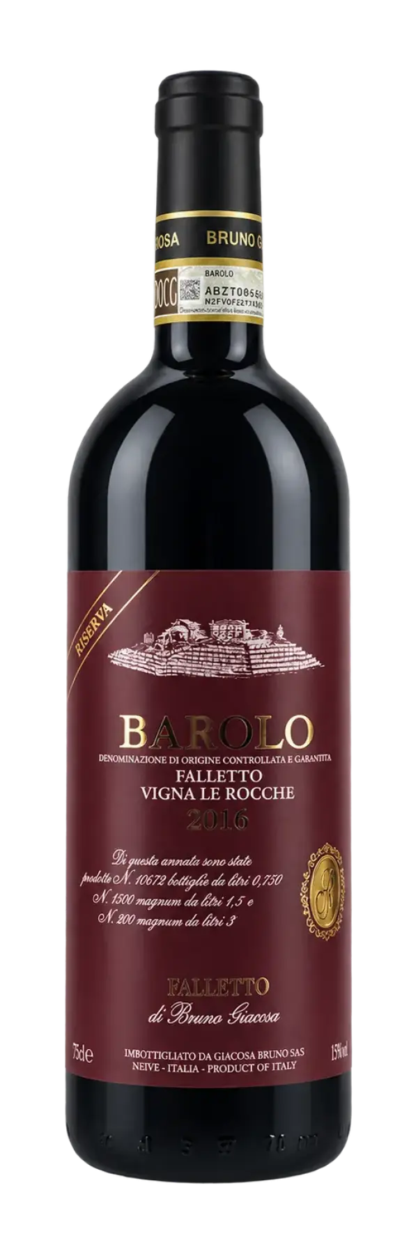 Barolo Falletto Vigna Le Rocche Riserva 2016